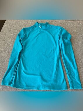 Under Armour COLDGEAR Shirt Women's Fitted Size Large Teal Color